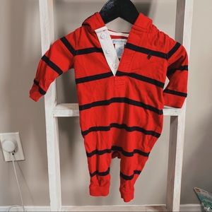 One-Piece Hoodie Baby Ralph Lauren